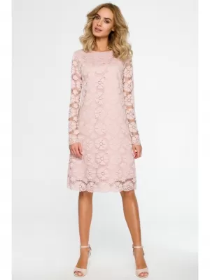 Dámské šaty MOE M406 PINK