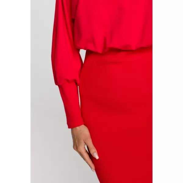 Dámské šaty MOE M690 RED 