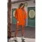 Dámská mikina MOE M676 ORANGE