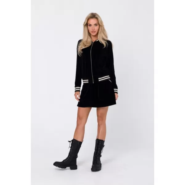  Dámská mikina MOE M766 BLACK 