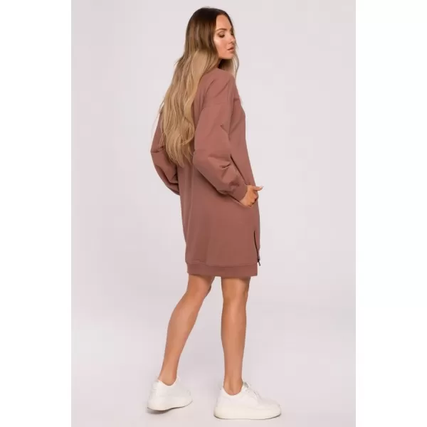  Dámská mikina MOE M676 CHOCOLATE 