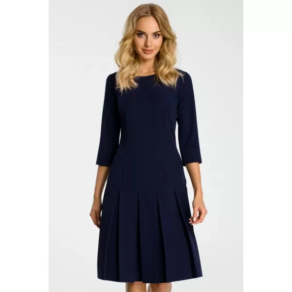  Dámské šaty MOE M336 NAVY BLUE 