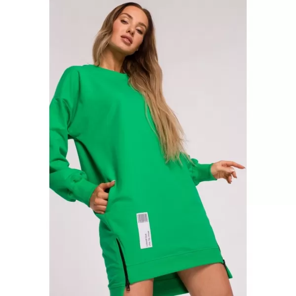  Dámská mikina MOE M676 GREEN 