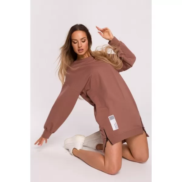  Dámská mikina MOE M676 CHOCOLATE 