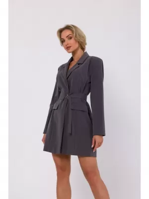 Dámské šaty MOE M749 DARK GREY