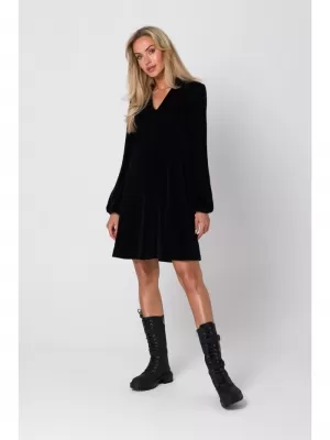 Dámské šaty MOE M767 BLACK