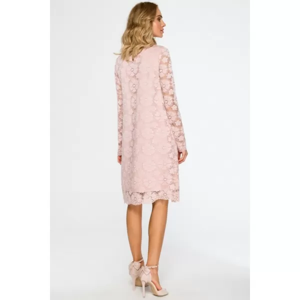  Dámské šaty MOE M406 PINK 