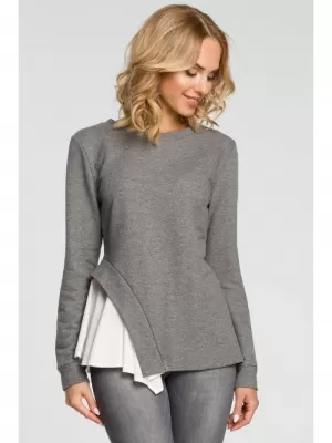 Dámská halenka MOE M333 GREY