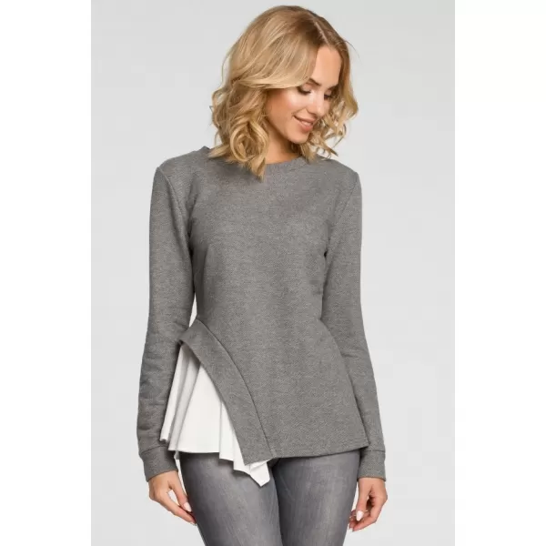  Dámská halenka MOE M333 GREY 