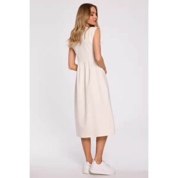  Dámské šaty MOE M581 CREAM 