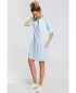 Dámské šaty MOE M422 LIGHT BLUE