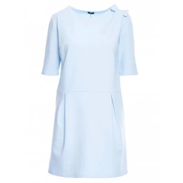  Dámské šaty MOE M422 LIGHT BLUE 