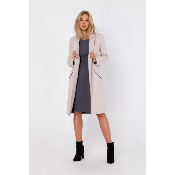  Dámský kabát MOE M758 BEIGE 