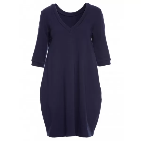 Dámské šaty MOE M417 NAVY BLUE 