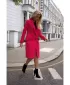 Dámský kabát MOE M758 FUCHSIA