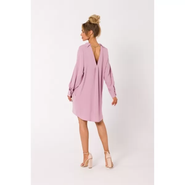  Dámské šaty MOE M740 CREPE PINK 