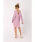 Dámské šaty MOE M740 CREPE PINK