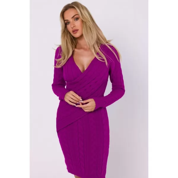  Dámské šaty MOE M773 PURPLE 
