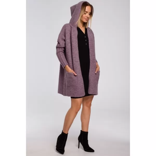  Dámský cardigan MOE M556 FIALOVÁ 