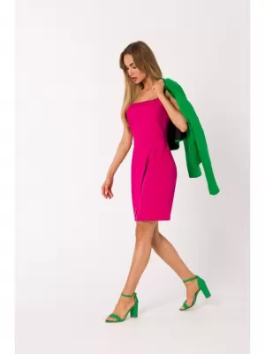 Dámské šaty MOE M744 FUCHSIA