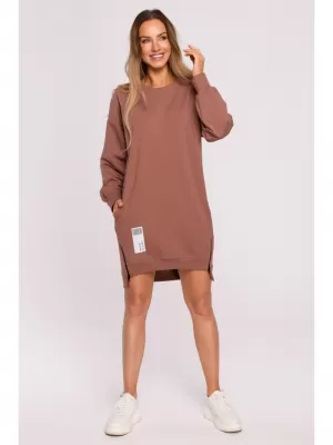 Dámská mikina MOE M676 CHOCOLATE