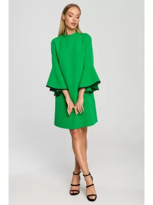Dámské šaty MOE M698 GREEN