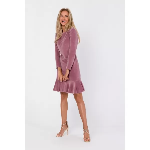  Dámské šaty MOE M765 CREPE PINK 