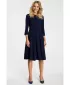 Dámské šaty MOE M335 NAVY BLUE