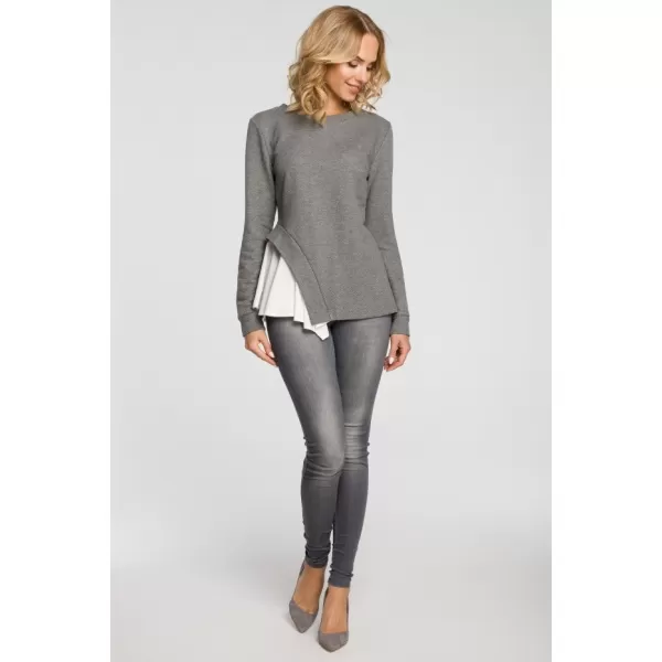  Dámská halenka MOE M333 GREY 