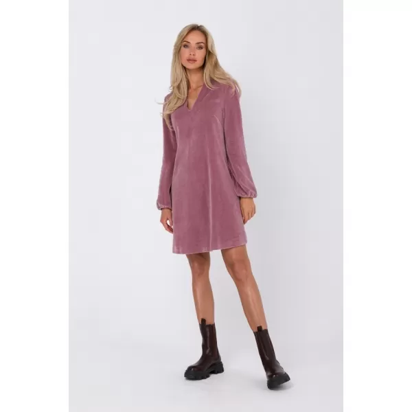  Dámské šaty MOE M767 CREPE PINK 