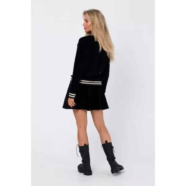  Dámská mikina MOE M766 BLACK 