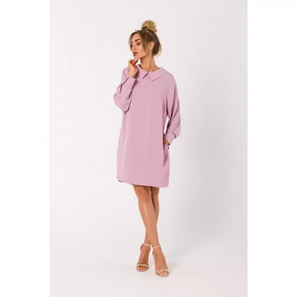  Dámské šaty MOE M740 CREPE PINK 