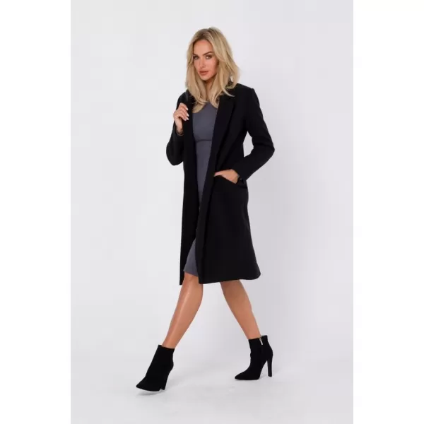  Dámský kabát MOE M758 BLACK 