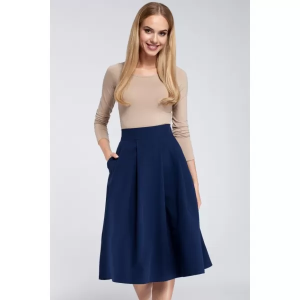  Dámská sukně MOE M302 NAVY BLUE 