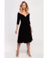 Dámské šaty MOE M645 BLACK
