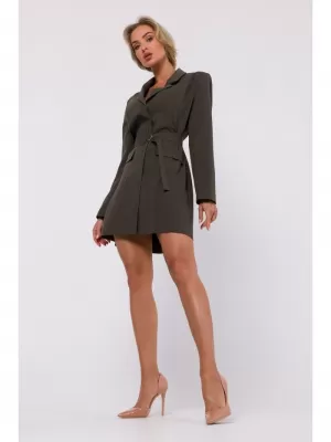 Dámské šaty MOE M749 KHAKI