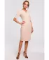 Dámské šaty MOE M455 BEIGE
