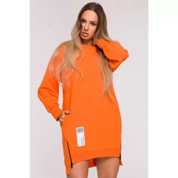  Dámská mikina MOE M676 ORANGE 