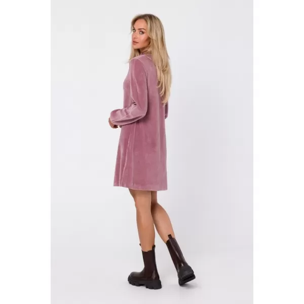  Dámské šaty MOE M767 CREPE PINK 