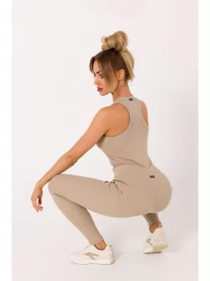 Dámské legíny MOE M734 BEIGE