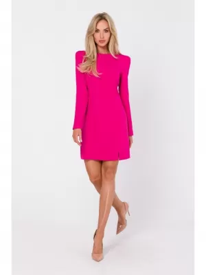 Dámské šaty MOE M755 FUCHSIA