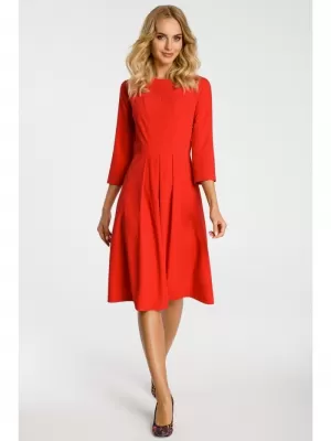 Dámské šaty MOE M335 RED