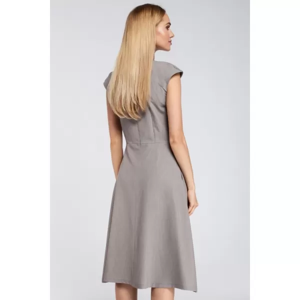  Dámské šaty MOE M296 GREY 