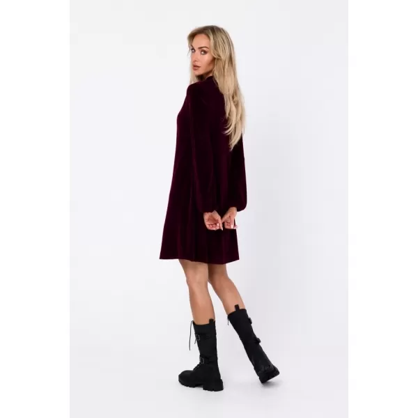  Dámské šaty MOE M767 MAROON 