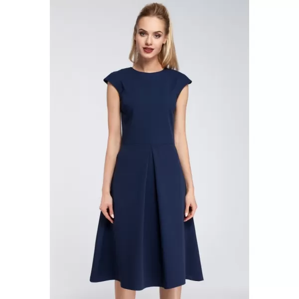  Dámské šaty MOE M296 NAVY BLUE 