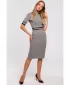 Dámské šaty MOE M461 GREY
