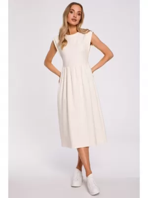 Dámské šaty MOE M581 CREAM