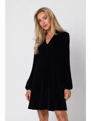 Dámské šaty MOE M767 BLACK