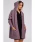 Dámský cardigan MOE M556 FIALOVÁ