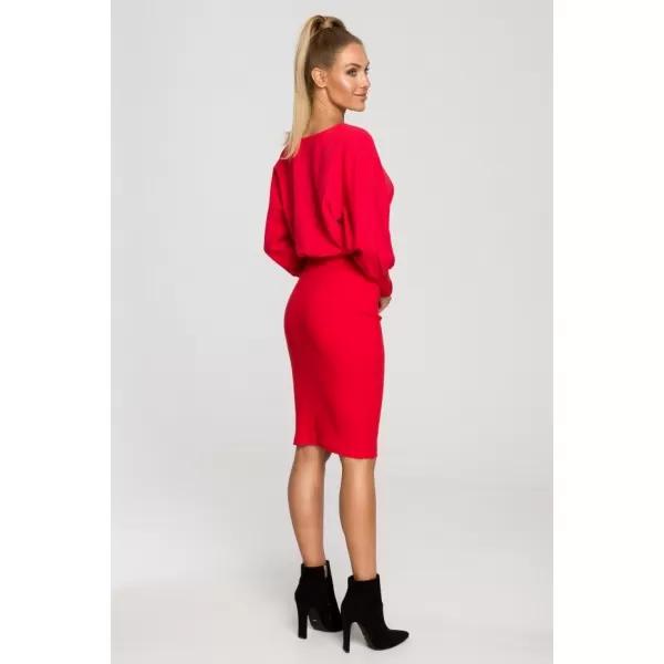 Dámské šaty MOE M690 RED 